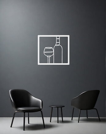 Metalowy obraz Wino III, Vavum Furniture