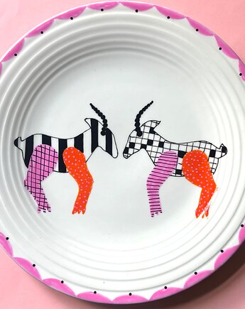 Poznański talerz koziolkowy, arent plates