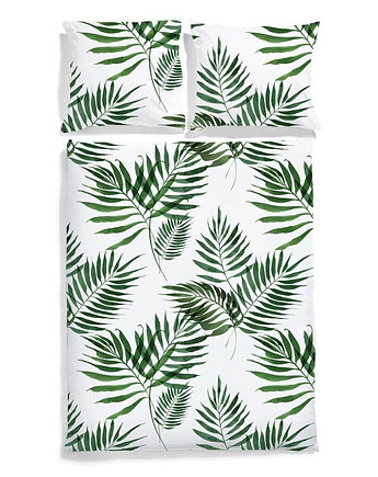 Pościel Palmy 160 x 200 + 2x 50 x 60 cm, White pocket