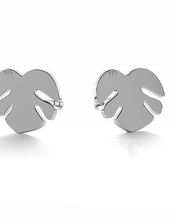 Kolczyki MONSTERA- srebro,złoto,różowe złoto, ISSI Jewelry