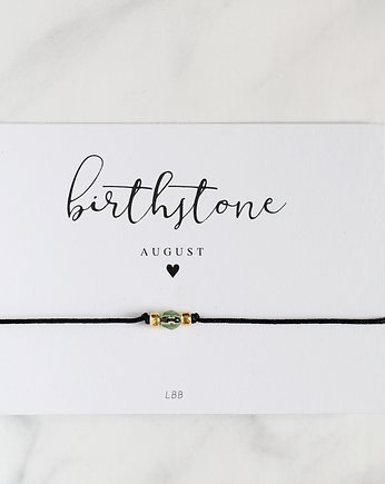 SIERPIEŃ - AUGUST Birthstone Bracelet, Le Boho Bleu