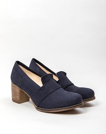 SKÓRZANE PÓŁBUTY ZAPATO 250 GRANAT NUBUK, Zapato