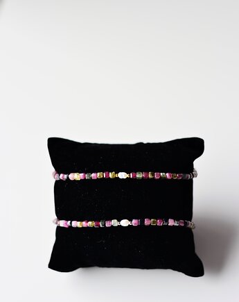 Bransoletka z turmalinem i perełką, Manjula