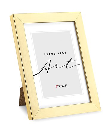 Złote ramki na zdjęcia na ścianę, KNOR