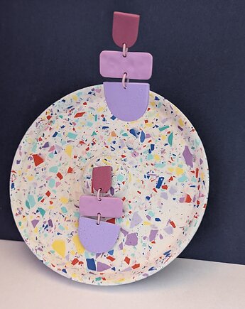 Kolczyki wiszące fioletowe, Strabirabi