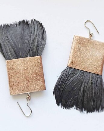 PIÓRKO kolczyki, Katarzyna Kaminska ART