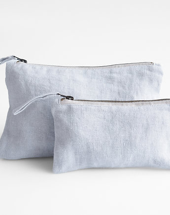 Lniana kosmetyczka LIGHT GRAY, so linen!