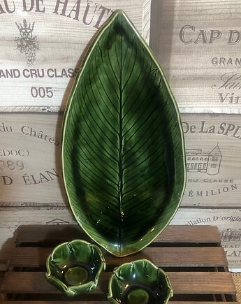 Paterka liść z miseczkami, Ceramika Echo