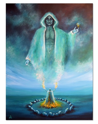 Komunia II surrealizm realizm magiczny oryginalny obraz ręcznie malowany, Galeriai