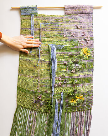 Tkanina artystyczna "Łąka", Natela Weaves