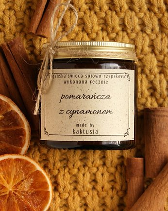 POMARAŃCZA z CYNAMONEM - świeca 120ml, OKAZJE - Prezent na Rocznice ślubu