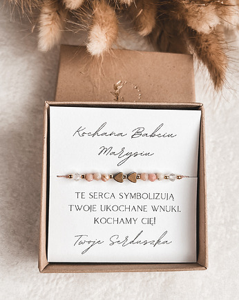 Bransoletka Sweetheart prezent na Dzień Babci, Tiny Stone