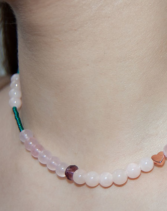 Milena- choker jadeitami, Luna by Sisters
