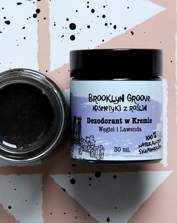 Naturalny Dezodorant w Kremie z Węglem i Lawendą, Brooklyn Groove Kosmetyki z Roslin