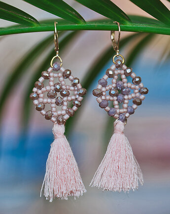 Kolczyki boho z chwostami , All My Jewelry