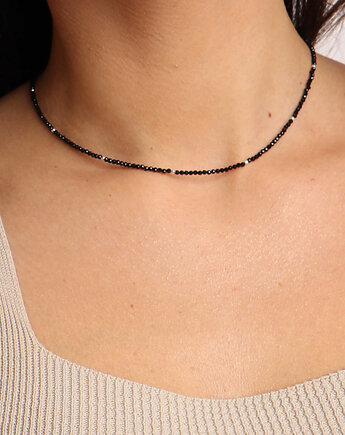 Naszyjnik choker z kamieni naturalnych spineli, Bring Biżuteria