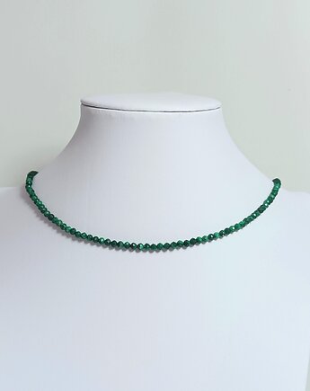 Choker Naszyjnik krótki Malachit Kamień naturalny, Lacasilla