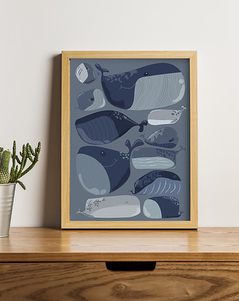Plakat Wieloryby , Karka