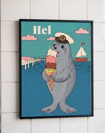Plakat HEL I LODY 30x40, polkastudio