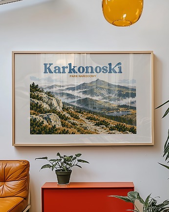 Plakat Karkonoski Park Narodowy - Druk Pigmentowy, DAPIDOKA