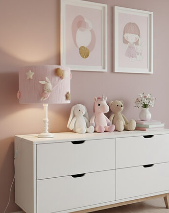 Klosz do lampki nocnej z podstawą do pokoju dziecięcego, Boholine