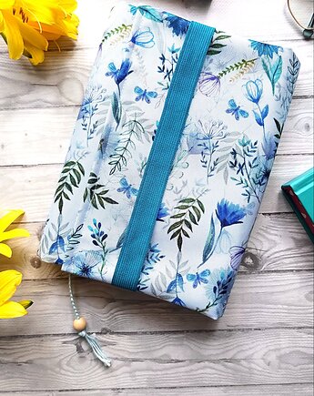Etui na książkę otulacz wzór kwiaty, Craft Stories