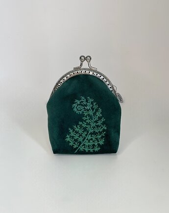 Portmonetka damska haftowana Paproć, IriShe Jewelry
