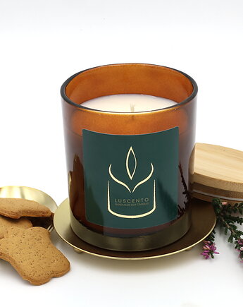 Ręcznie robiona świeca sojowa zapachowa 170g Świąteczne Wypieki , Luscento