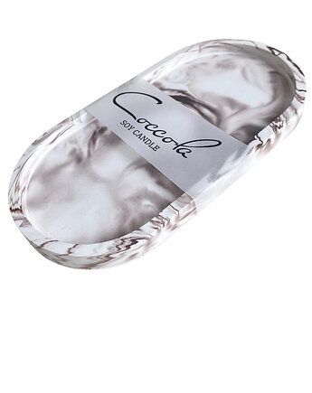 Podstawka/ taca dekoracyjna z gipsu ekologicznego 175x90mm, Coccola JEWELLERY