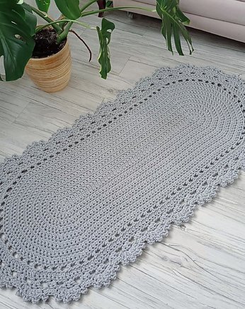 Dywan owalny ze sznurka bawełnianego 70cmx140cm, MISZ MASZ Dorota Tyszko