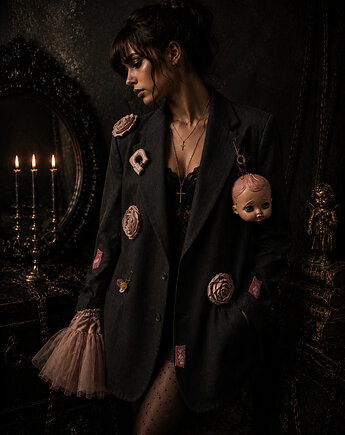 Dollhouse Blazer  One of One  Upcycled Statement Piece  XS-L, prettydecay.studio