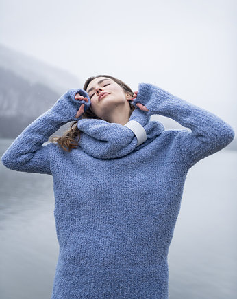 Sweter Boucle Niebieski, Nubee