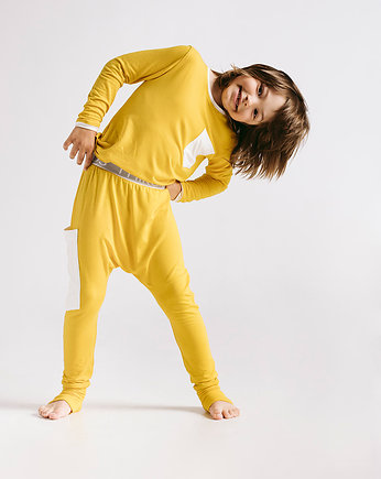 Naturalna piżama dla dziecka na zimę i lato Solar, MIKUKIDS
