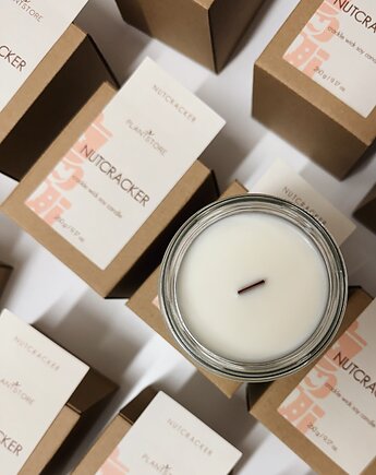 NUTCRACKER Świeca sojowa DUŻA 260 g, Plantstore