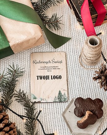Motyw 7 - Świąteczna kartka z Twoim logo, Winietka dekoruje