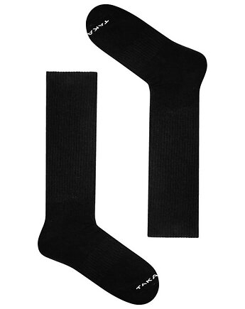 Czarne sportowe skarpetki basic 36-40, OKAZJE - Prezenty na 18 dla chłopaka