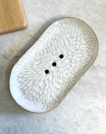 Ceramiczna Mydelniczka - biel, Och ceramika