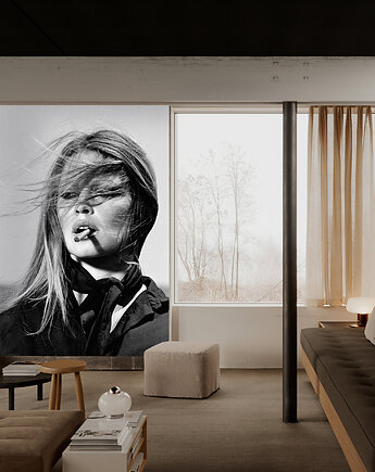 Tapeta z Brigitte Bardot, Dekoracje PATKA Patrycja Kita