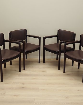 Komplet 4 foteli mahoniowych, produkcja: Dania, Przetwory design