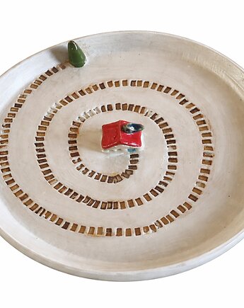 Talerz  dekoracyjny, Papataj