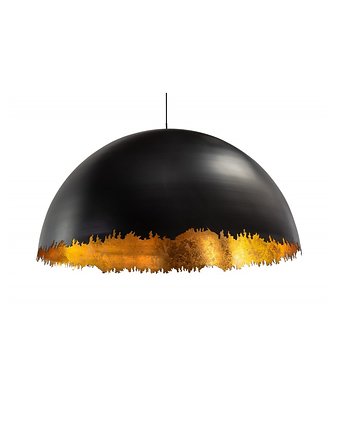 Lampa wisząca sufitowa Glow Modern czarna złota metalowa 76cm, Home Design