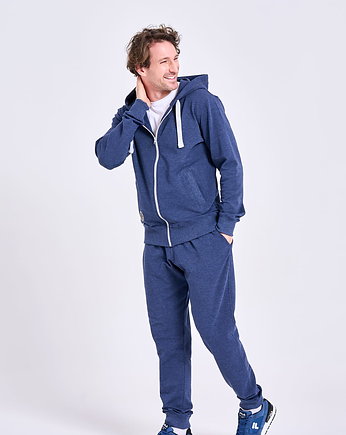 Spodnie dresowe długie męskie jeans - Rozmiar: M, odCZAPY