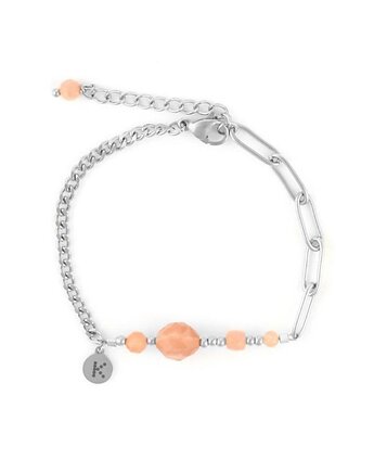 Bestseller! Bransoletka zodiakalna - Lew Srebrna stal szlachetna, Kulka Bransoletki