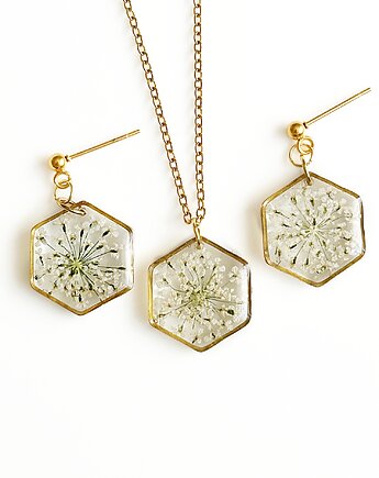 Komplet biżuterii z dziką marchwią, Colie