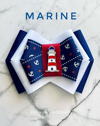 Brosza Marynarska MARINE  NOWOŚĆ!, Pudrowy Różowy