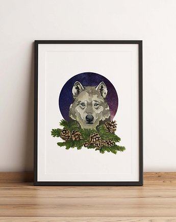 Plakat "Wilk", A3, Anna Bednarczyk Ilustracje
