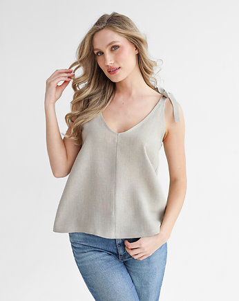 Lniany Top MEADOW  NATURAL, so linen!
