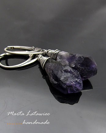 Kolczyki >Midnight Iris<, Marta Latawiec