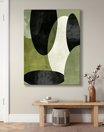 Geometria natury - Obraz na płótnie - Druk Blejtrama, Minimalizm, Loft #27, Black Sapphire Art