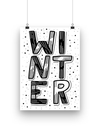 Plakat "Winter", Pracownia Artystyczna Patki